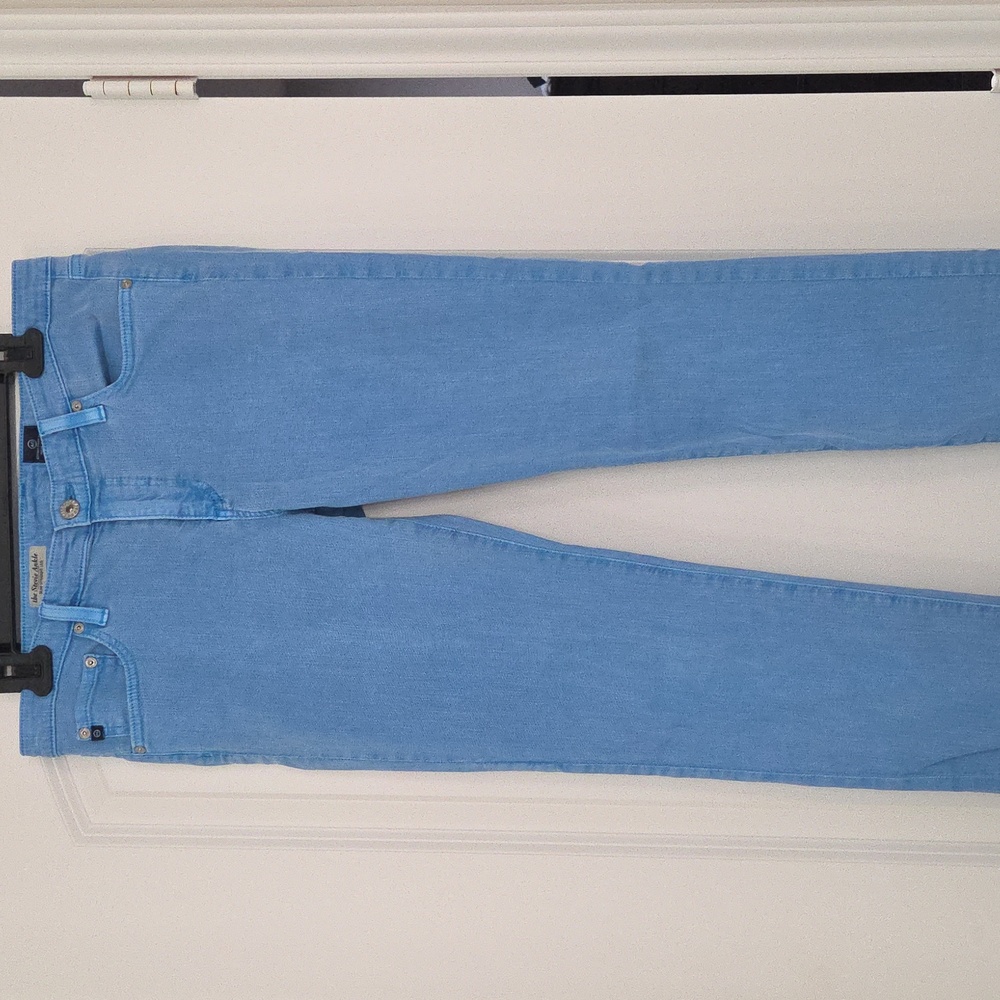 Adriano Goldschmied Jeans In A Pretty Bright Blue. The Stevie Ankle.